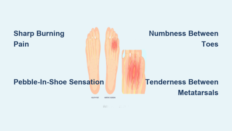 Signs of a Neuroma Between Third and Fourth Toes